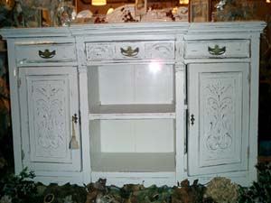 Large Hand Painted Cabinet